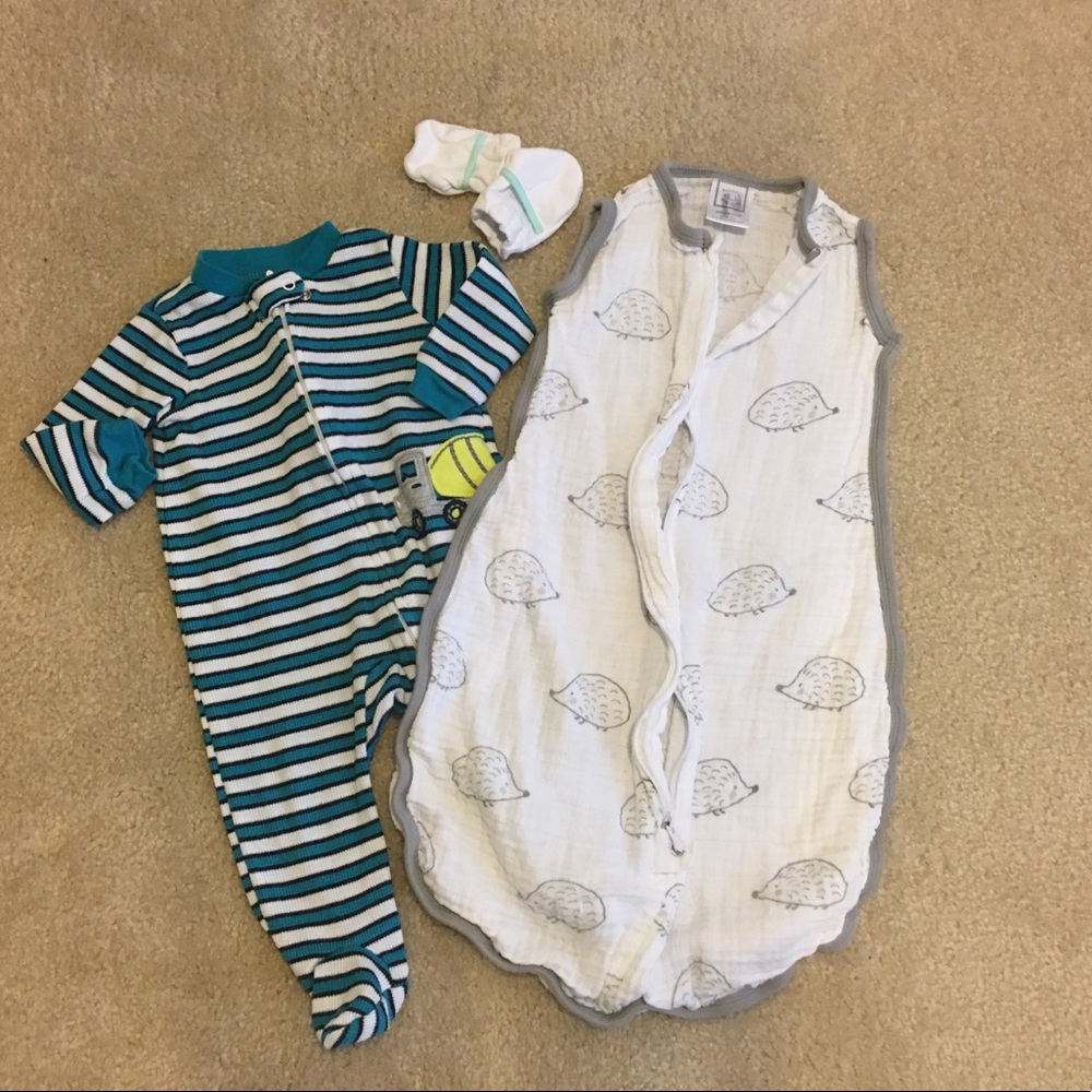 Baby boy - Pajama one piece + sleep sack